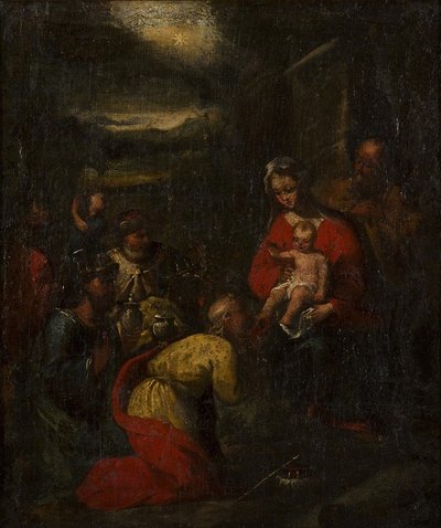 Adoration of the Magi by Giovanni Battista Carlone